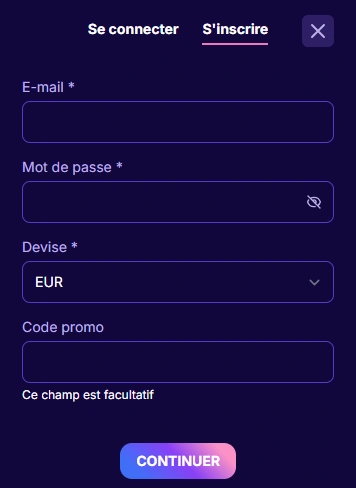 Inscription à BlindLuck Login à Blind Luck Casino France en {{ now().format('Y') }}