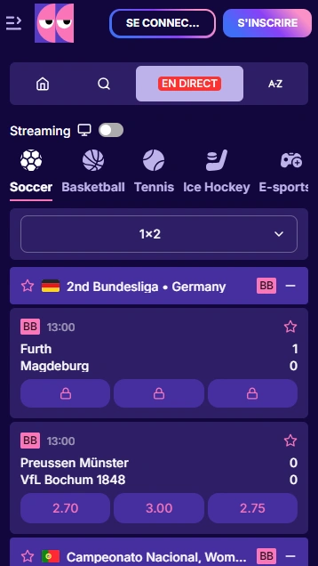 Paris Sportif sur BlindLuck Avis LuckBlind en Ligne - Portail du Bookmaker Fiable